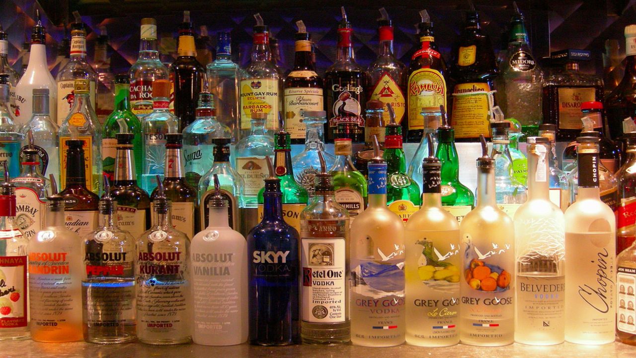 Generic photo of liquor bottles