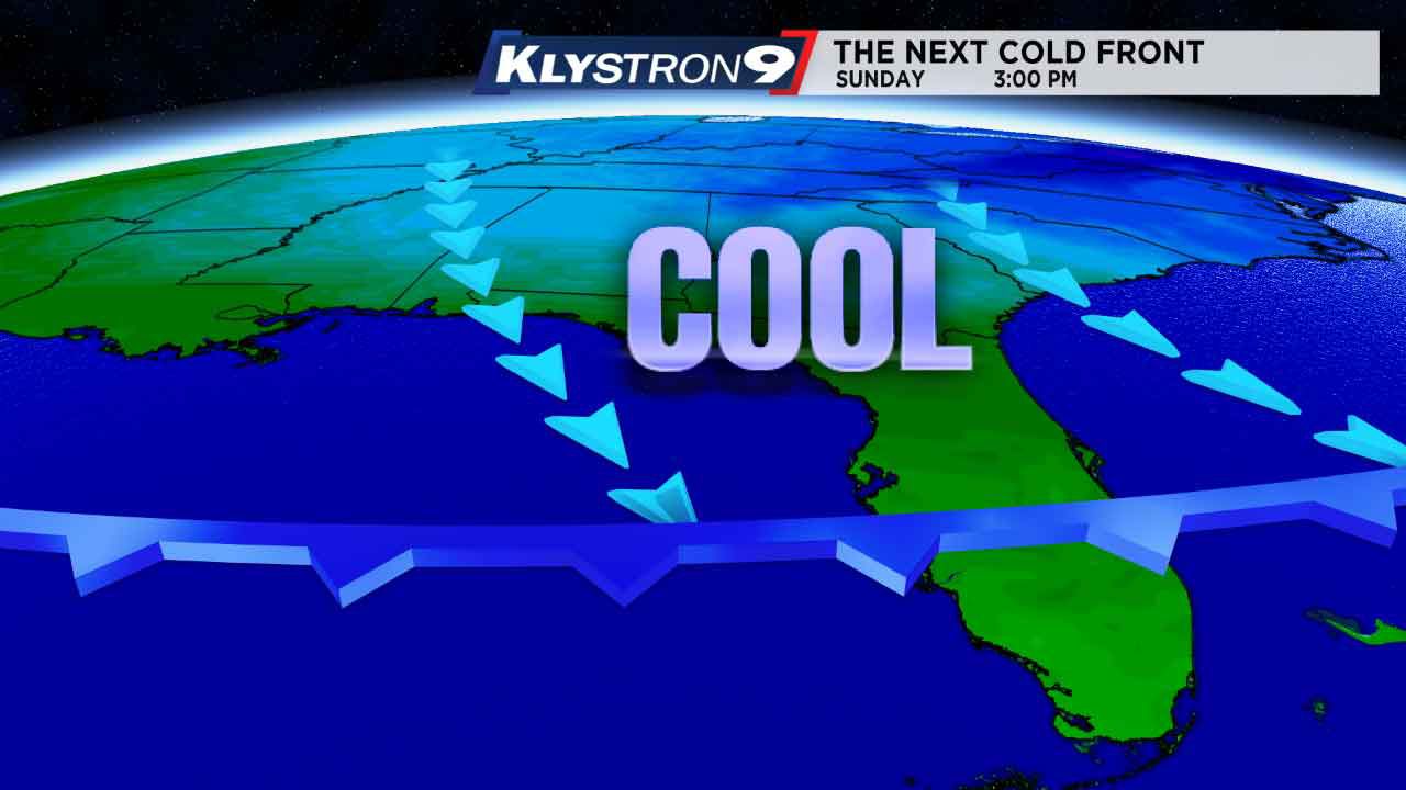 Cold front graphic