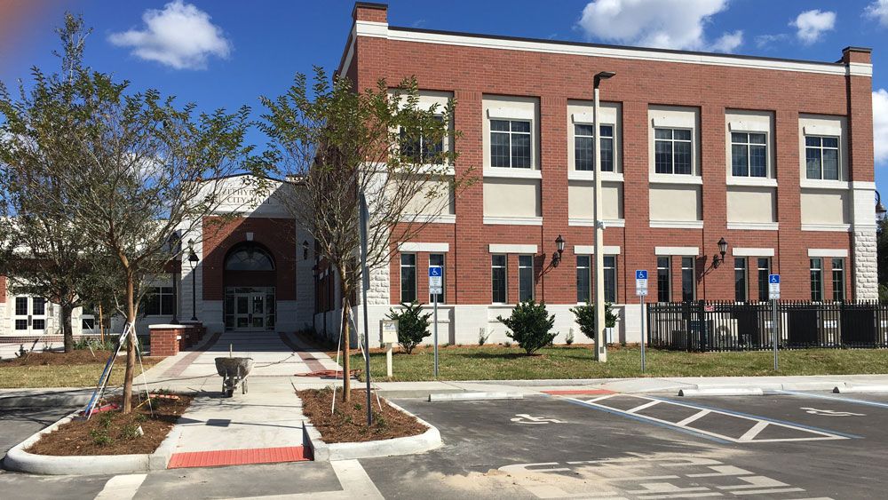 The new Zephyrhills City Hall has more meeting space, better equipment for audio/visuals, and a larger waiting area. (Sarah Blazonis, Spectrum News)