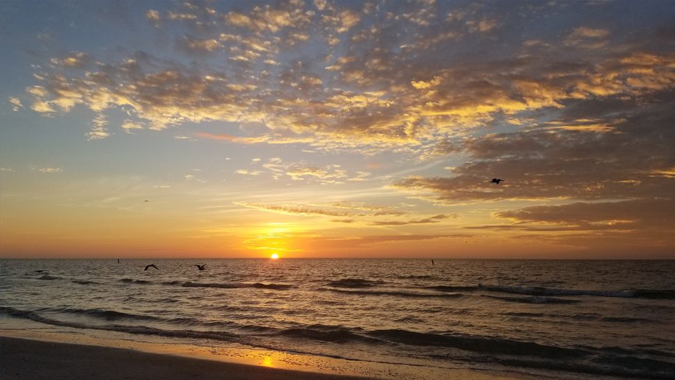 Submitted via our Spectrum Bay News 9 app: A beautiful sunset over Indian Rocks Beach on Friday, November 23, 2018. (Kristyn Sabbag, viewer)
