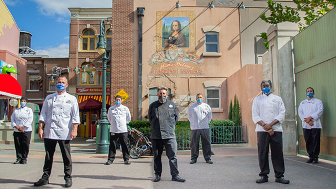 Executive chef James O'Donnell and his culinary team at Disney World have prepared a traditional Thanksgiving meal to feed those in need in Central Florida. (Photo courtesy of Walt Disney World)