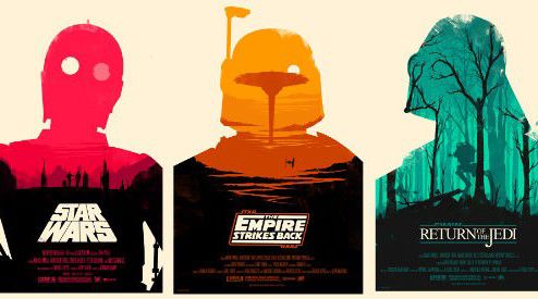 STAR WARS Trilogy by Olly Moss poster. (Courtesy: eMoviePoster.com)