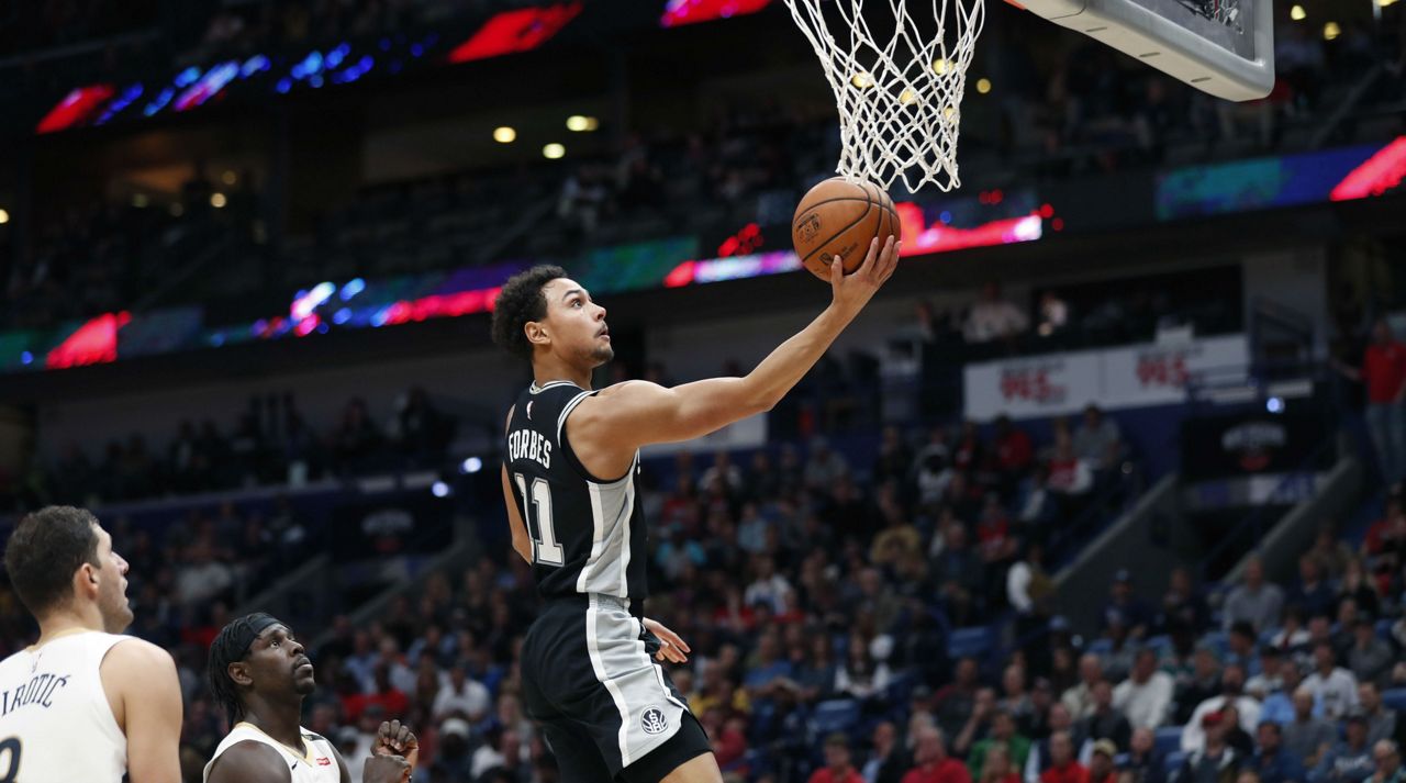 Bryn Forbes of San Antonio Spurs (AP Image)