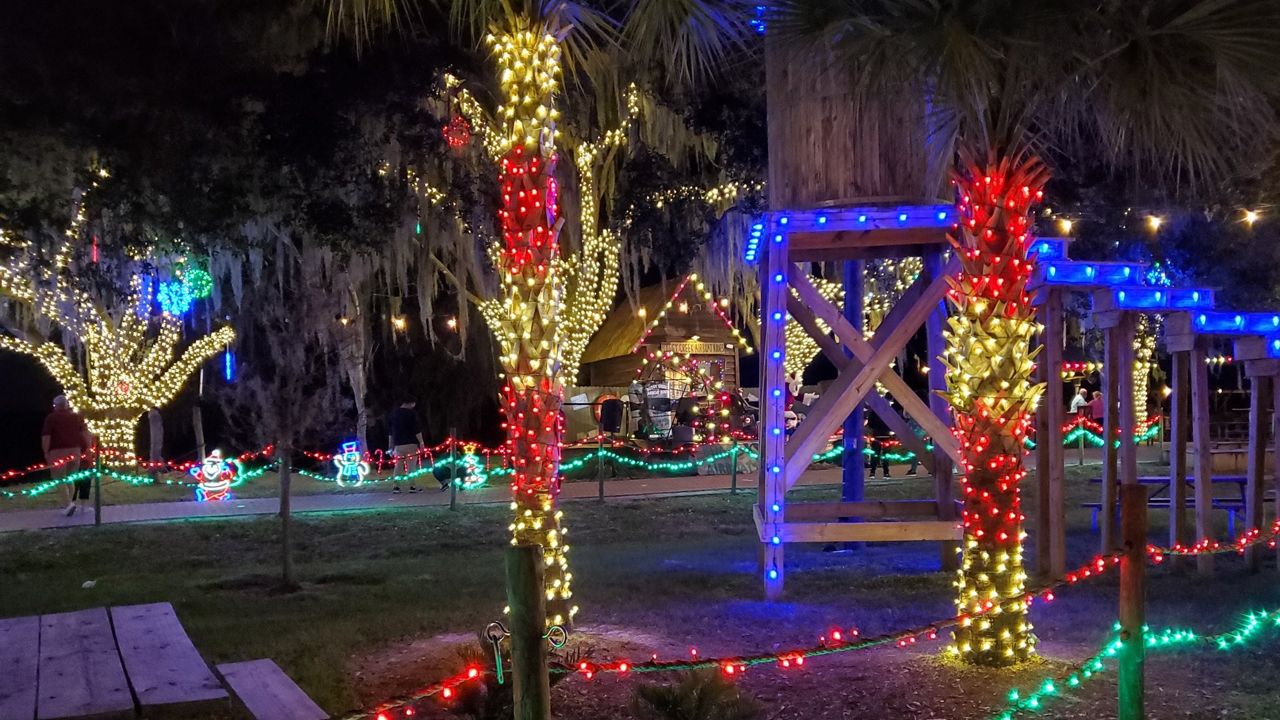 Jolly Creek Holiday Festival runs select nights through January 2. (Ashley Carter/Spectrum News)
