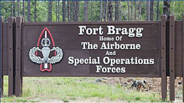 Outside of Fort Bragg