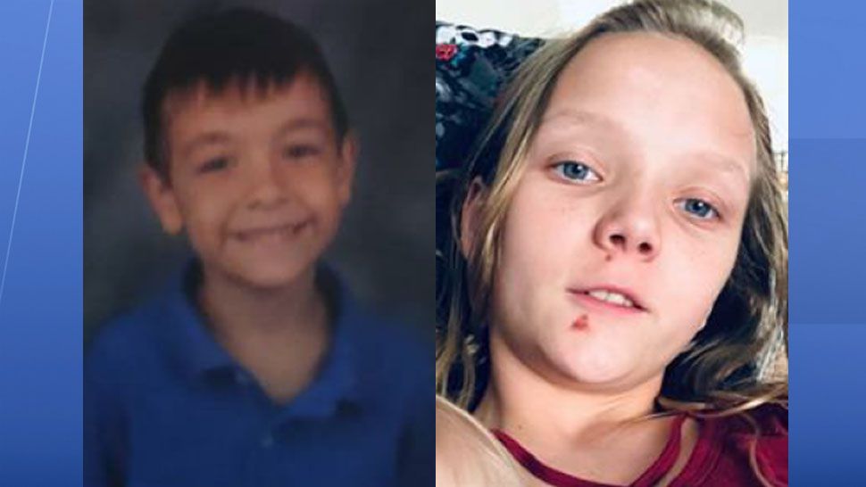 The Volusia County Sheriff's Office is searching for two missing juveniles believed to be with their mother who lost custody of them. (Volusia County Sheriff's Office)
