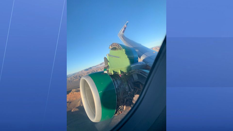 Stella Ponce sent this photo Friday of Frontier Airlines flight 260.