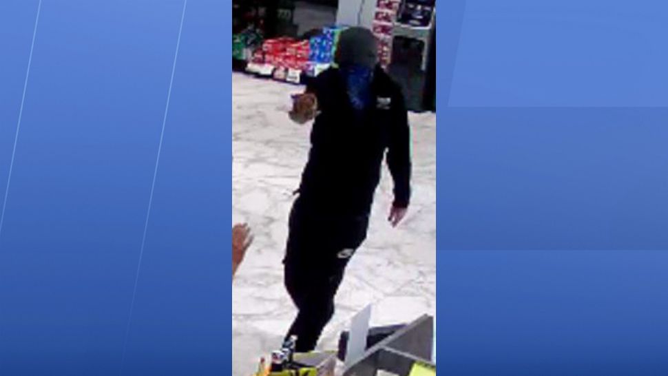 The Hillsborough County Sheriff's Office is looking for info on a suspect accused of robbing a gas station last week. (HCSO)