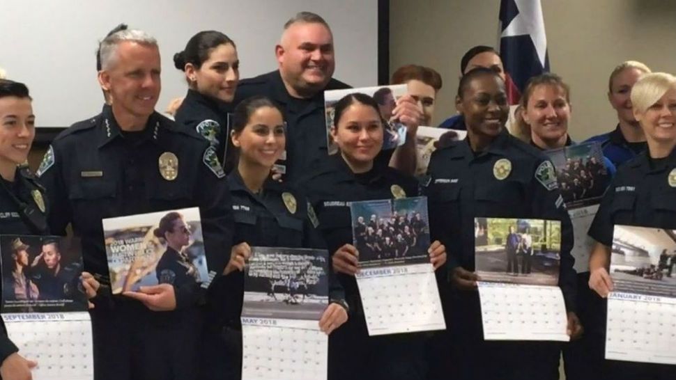 Austin Police Association release calendar featuring female officers