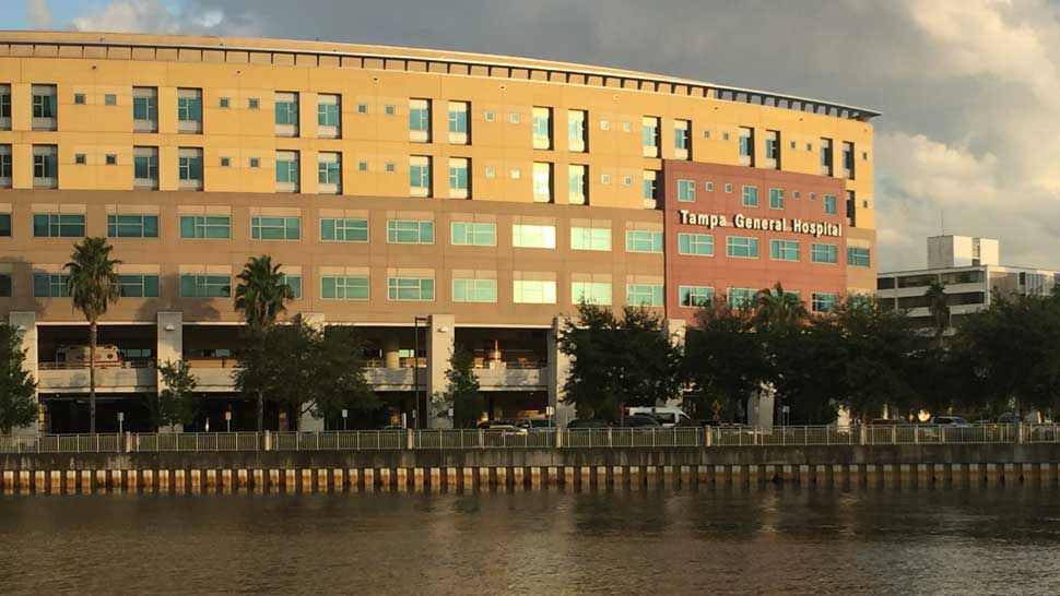 Exterior of Tampa General Hospital