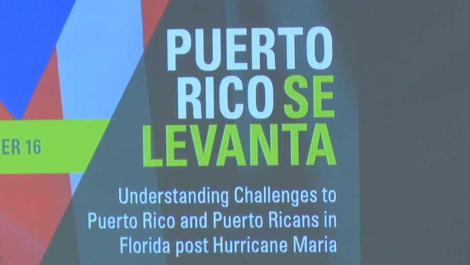 Slide shown at "Puerto Rico se Levanta" conference at USF, Friday, November 16, 2018