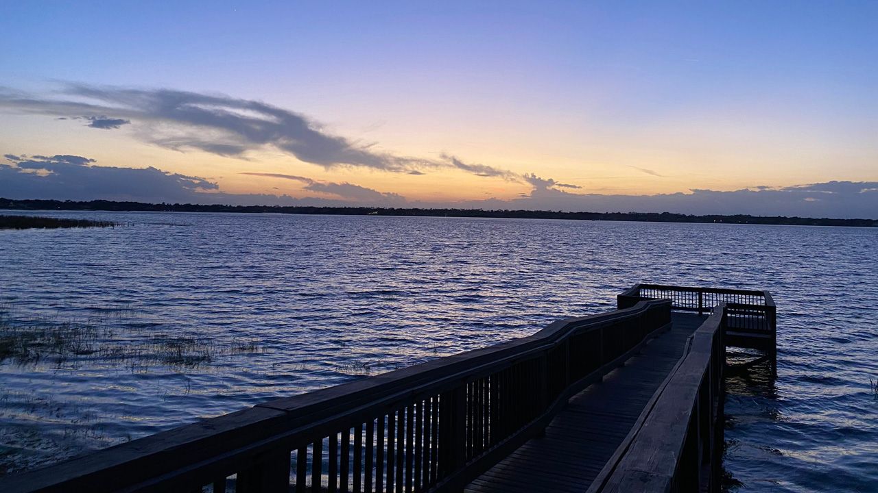 Sent to us with the Spectrum News 13 app: It was the last light of the first day of the month on Dec. 01, 2019. (Photo courtesy of Karen Lary, viewer)