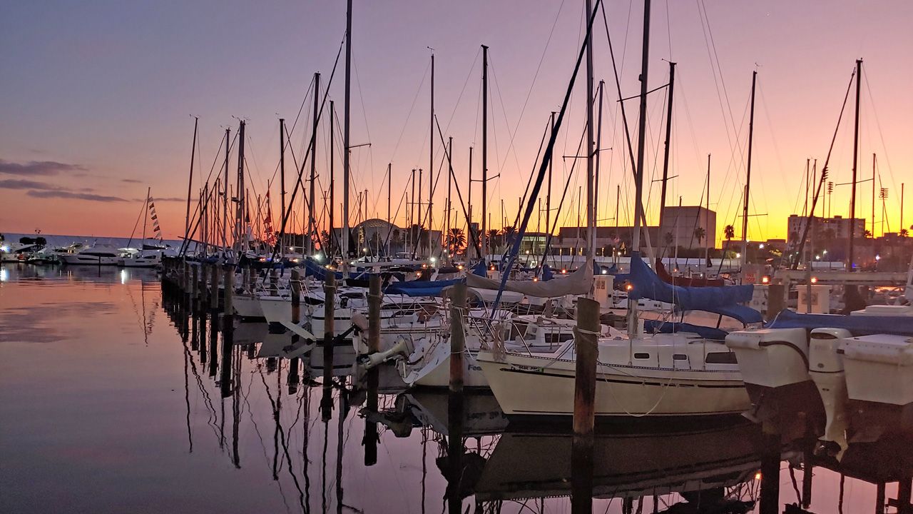 Submitted via Spectrum Bay News 9 app: It was the end of a lovely boat show on Sunday, Dec. 08, 2019. (Photo courtesy of David Ramos, viewer)