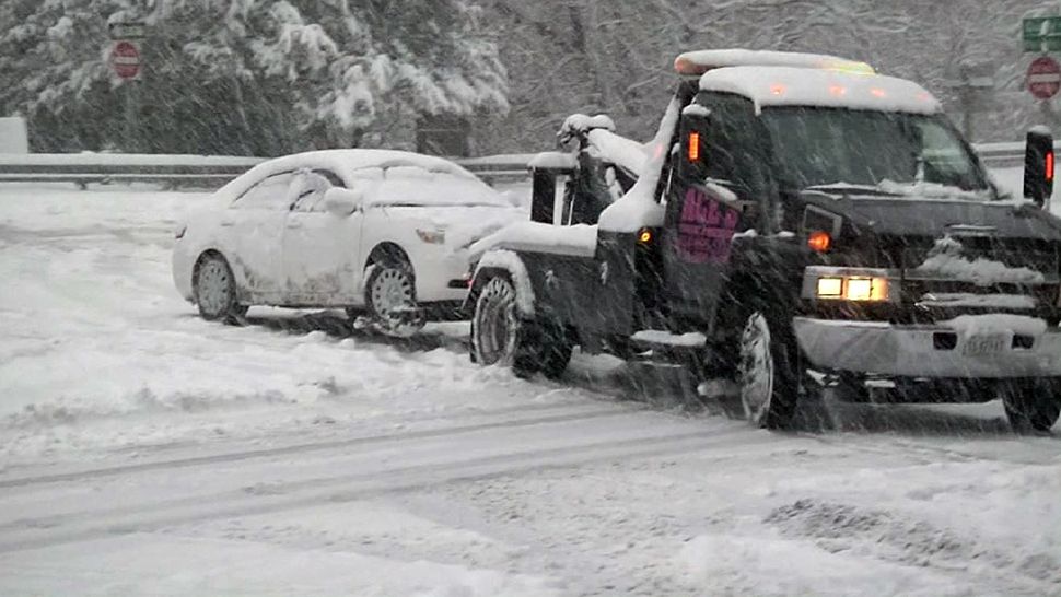 In some parts of the Southeast, even snowplow drivers were having trouble. One driver said that some places was about a foot deep and that his tractor was not strong enough to push the snow. (CNN)