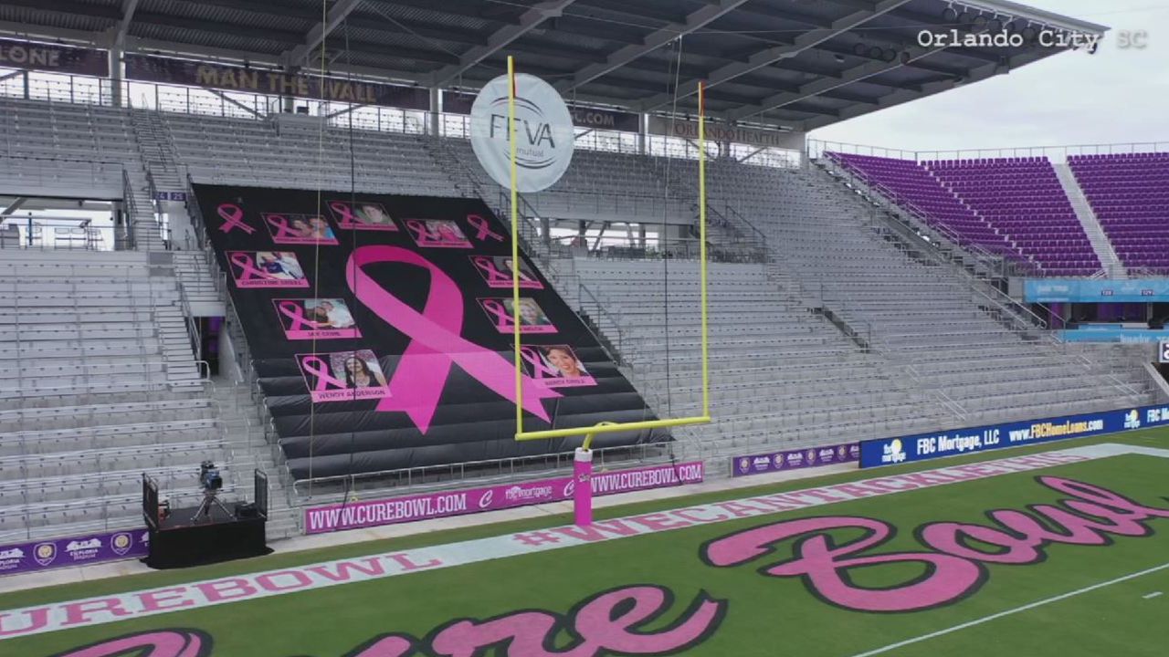 Orlando Goes Pink For Annual Cure Bowl