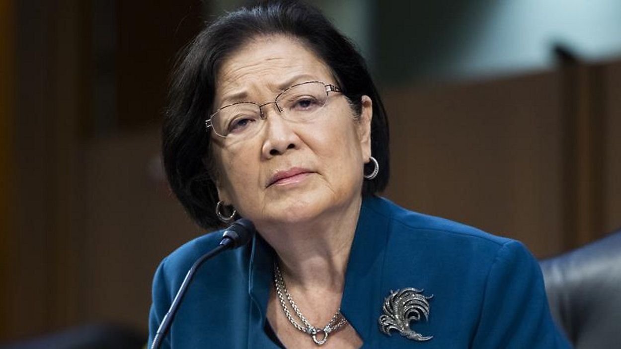 U.S. Sen. Mazie Hirono chafed at Native Hawaiian veterans being treated as "an afterthought" at a Senate committee hearing on Wednesday. (Associated Press file photo)