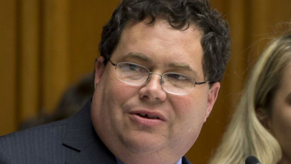 FILE - In this March 19, 2013 file photo, Rep. Blake Farenthold, R-Texas is seen on Capitol Hill in Washington. (AP Photo/Jacquelyn Martin, File)