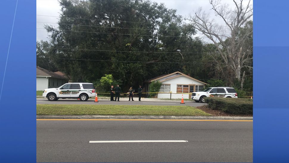 Deputies were called out to the 3000 block of Sanford Avenue in response to a possible shooting.  Witnesses told deputies that multiple people were inside the home when an unknown disturbance occurred between four males. (Vincent Earley/Spectrum News 13)
