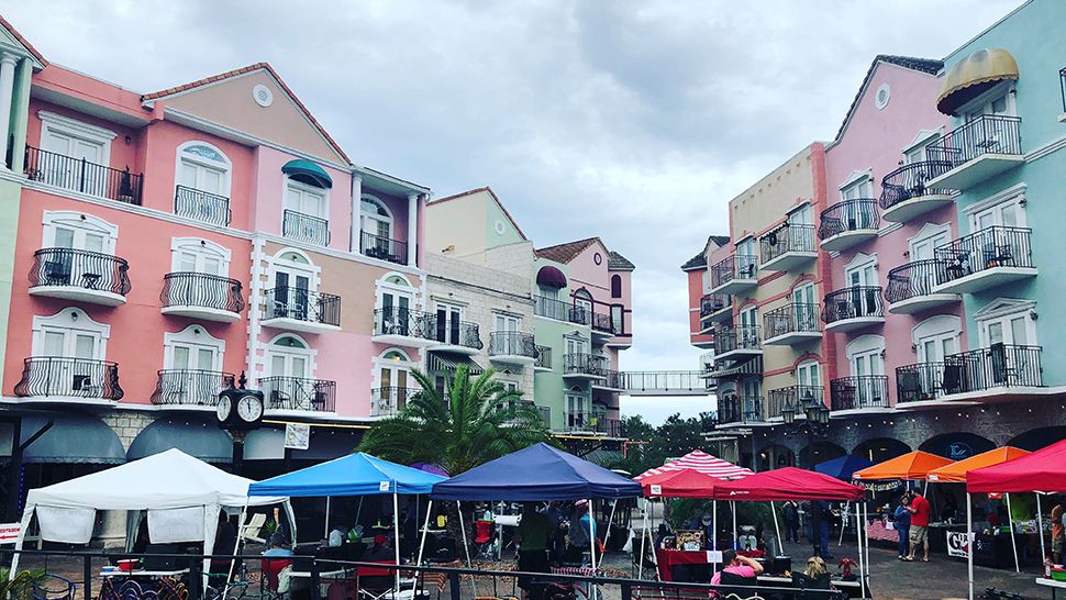 Submitted via the Spectrum News 13 app: Cloudy day at the European Village in Palm Coast, Saturday, Dec. 1, 2018. (Courtesy of Joyce Connolly)