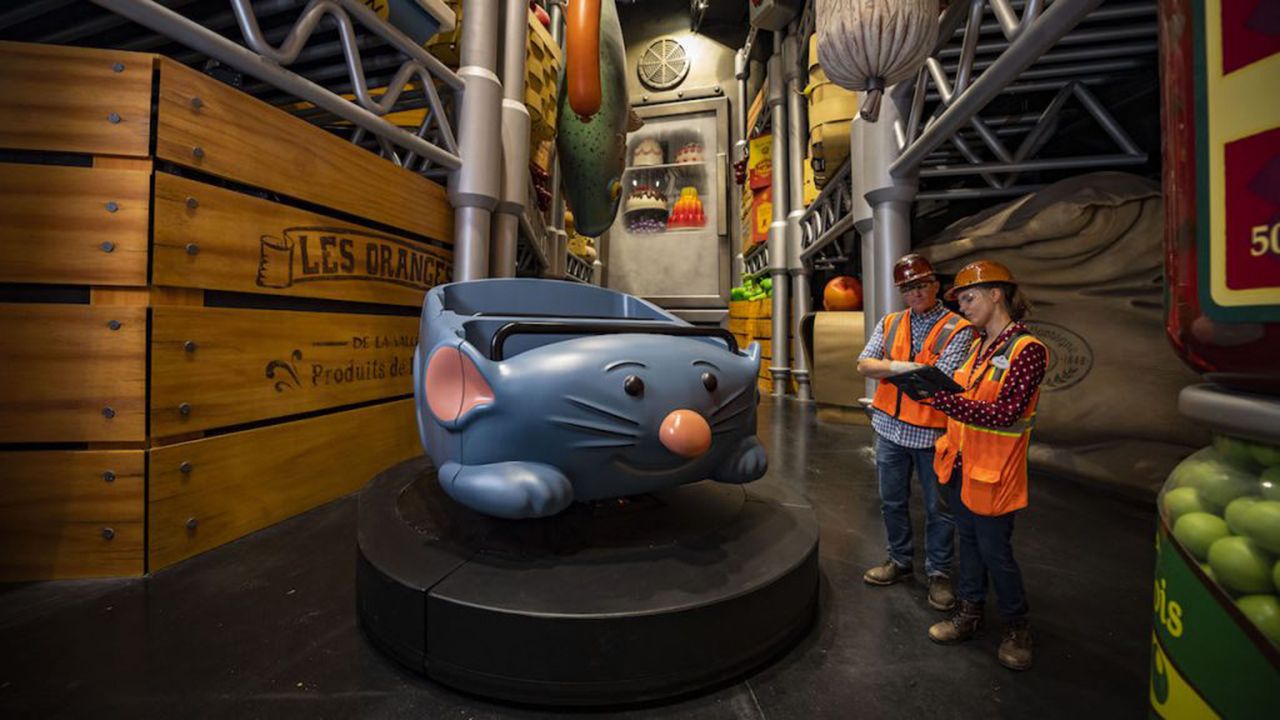 Resultado de imagen de photos of remi's ratatoulle adventure epcot construction