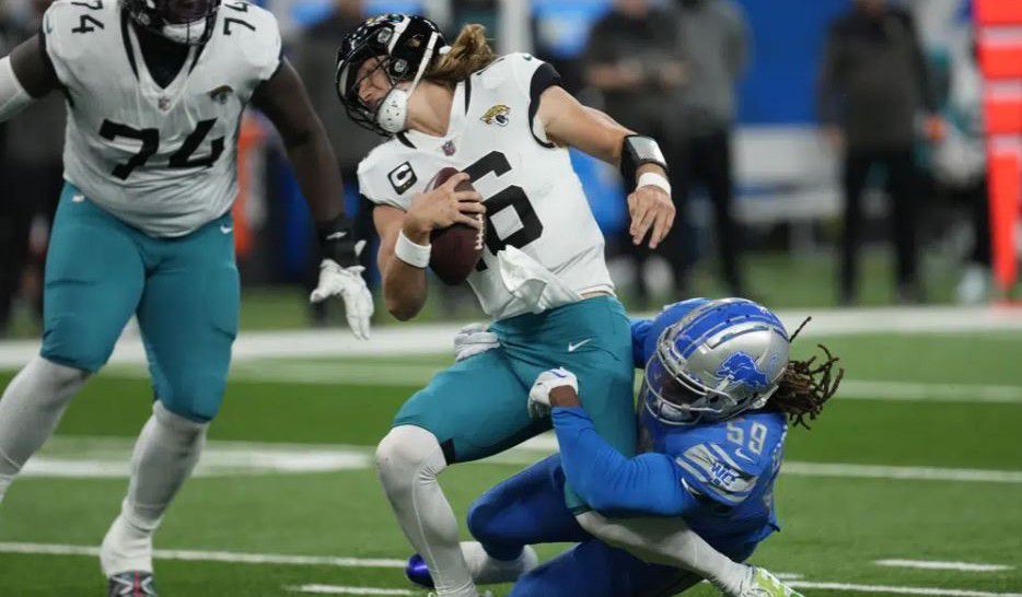 Jacksonville Jaguars routed in Detroit, 40-13