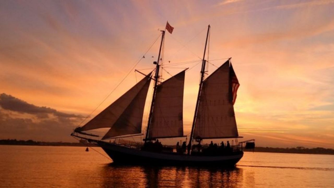 Florida on a Tankful See St. Augustine Lights From Schooner