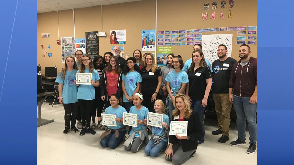 Girls Take On Coding at Coleman Middle School