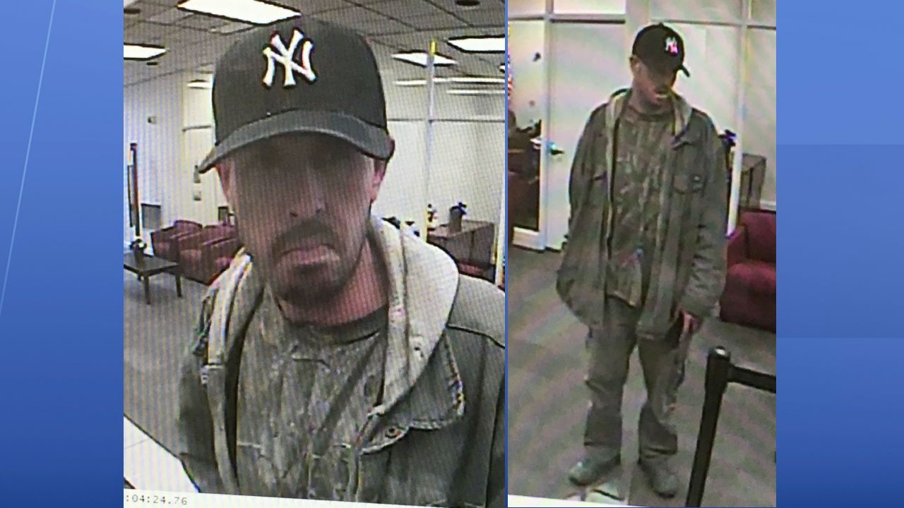 Gastonia bank robbery suspect images