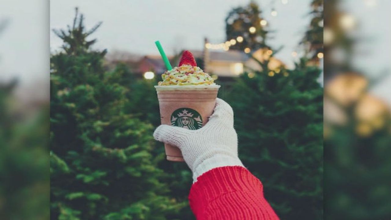 Starbucks' Christmas Tree Frappuccino