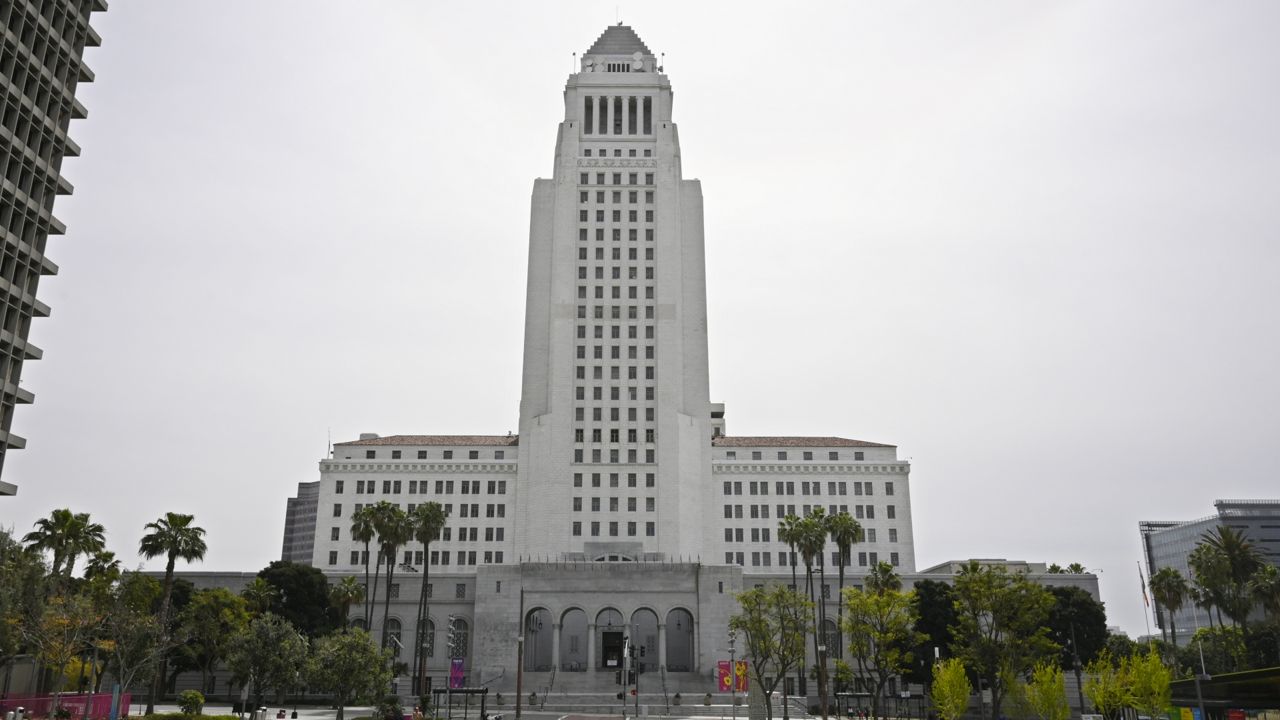 Los Angeles City Hall. (AP Photo/Mark J. Terrill)
