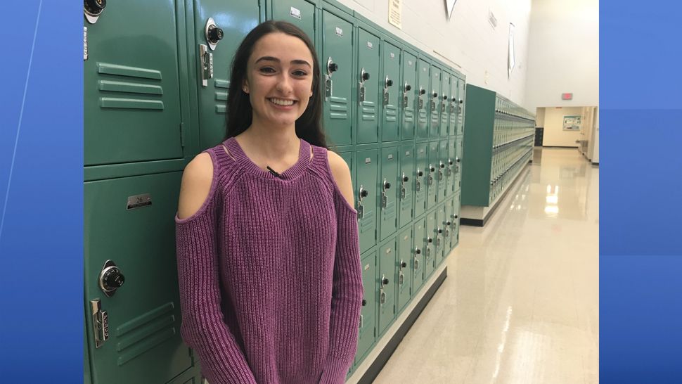 Sunlake High School student Jillian Gordy, 18, was named Pasco County Schools’ 2018-2019 Outstanding Senior. (Sarah Blazonis/Spectrum Bay News 9)