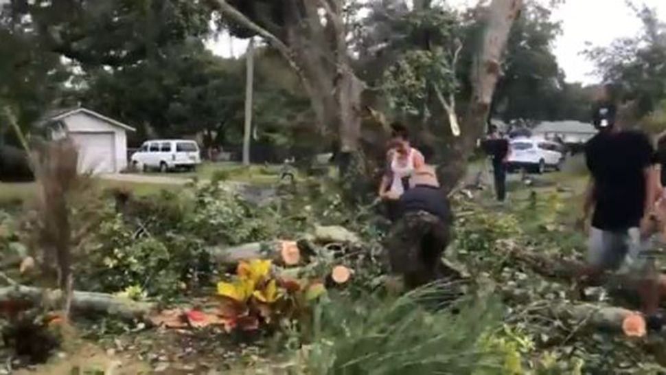 Tornado Rips Through New Port Richey Neighborhood