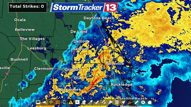 Orlando Weather: Storms Moving Through Central Florida