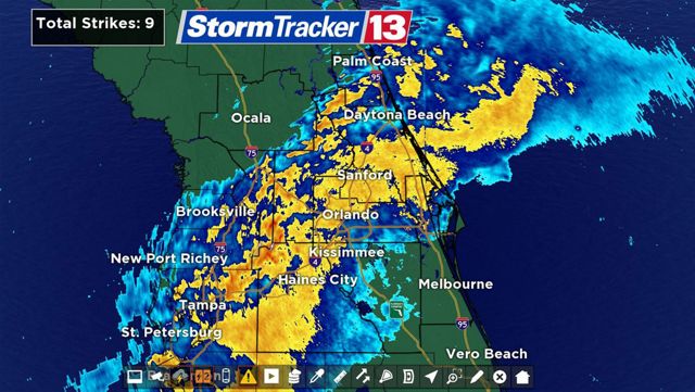 Orlando Weather: Strong Storms Heading Toward Orlando Area