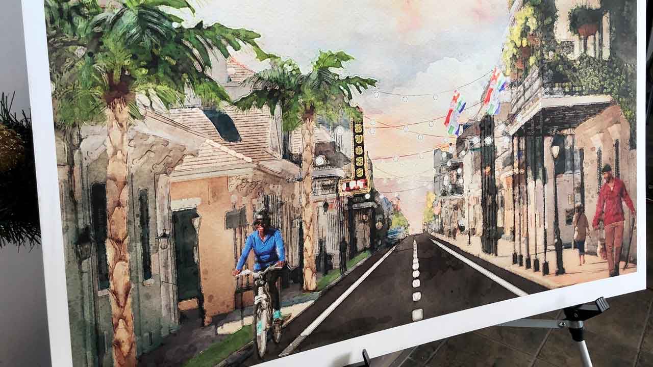 Conceptual rendering for "The Deuces Rising", the City of St. Petersburg's planned $7.5 million economic redevelopment project for the business district along 22nd Street S. (Josh Rojas/Spectrum Bay News 9)