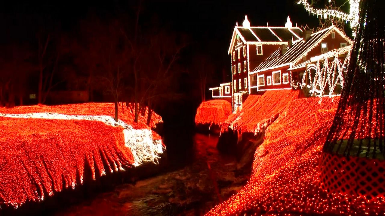 Christmastime Display A Crowd Pleaser at Historic Mill