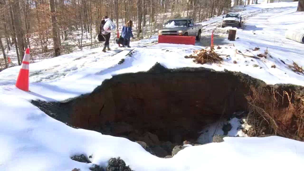Problems Worsen For Community With Large Sinkhole