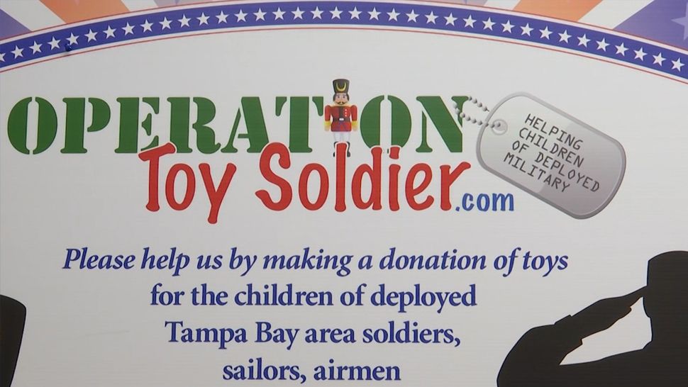 Operation Toy Soldier is trying to collect more than 3,000 toys and gifts to give to families of veterans and active duty service members. (Katie Jones/Spectrum Bay News 9)