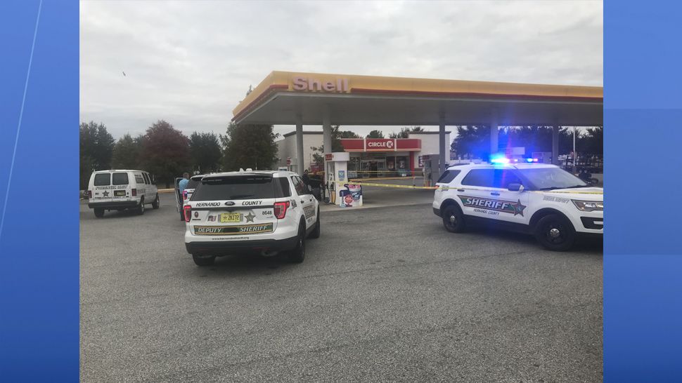 The Hernando County Sheriff's Office is investigating a possible shooting near the Circle K gas station located at 14195 Elgin Boulevard. (Bryan Farrow)