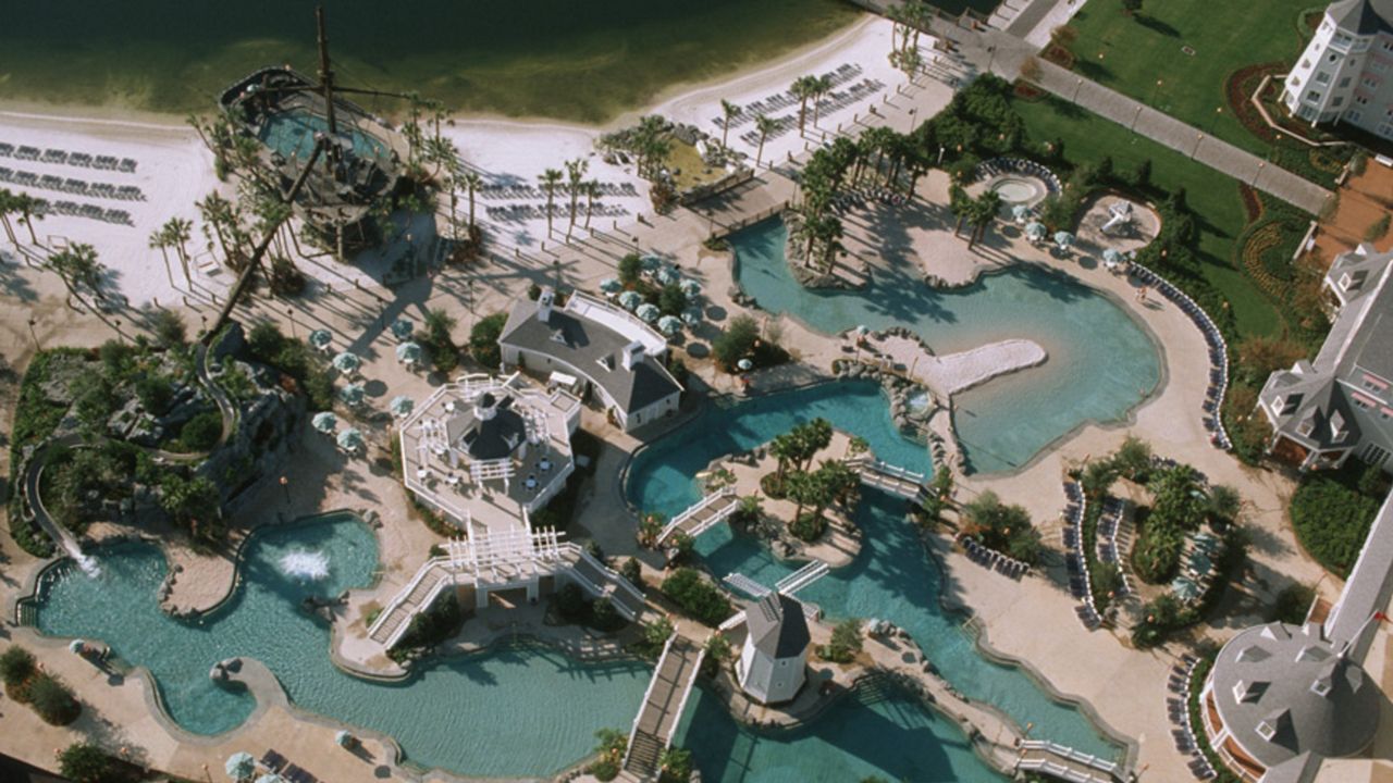 The Stormalong Bay pool at Disney's Beach Club resort. (Wikimedia Commons)