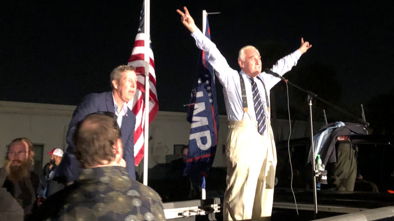 Roger Stone, in Pinellas County Stop, Calls on Rick Scott to Challenge Electoral College Results