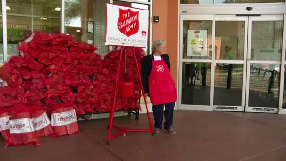 The Salvation Army believes the drop in donations is because of the lack of volunteers manning the kettles.
