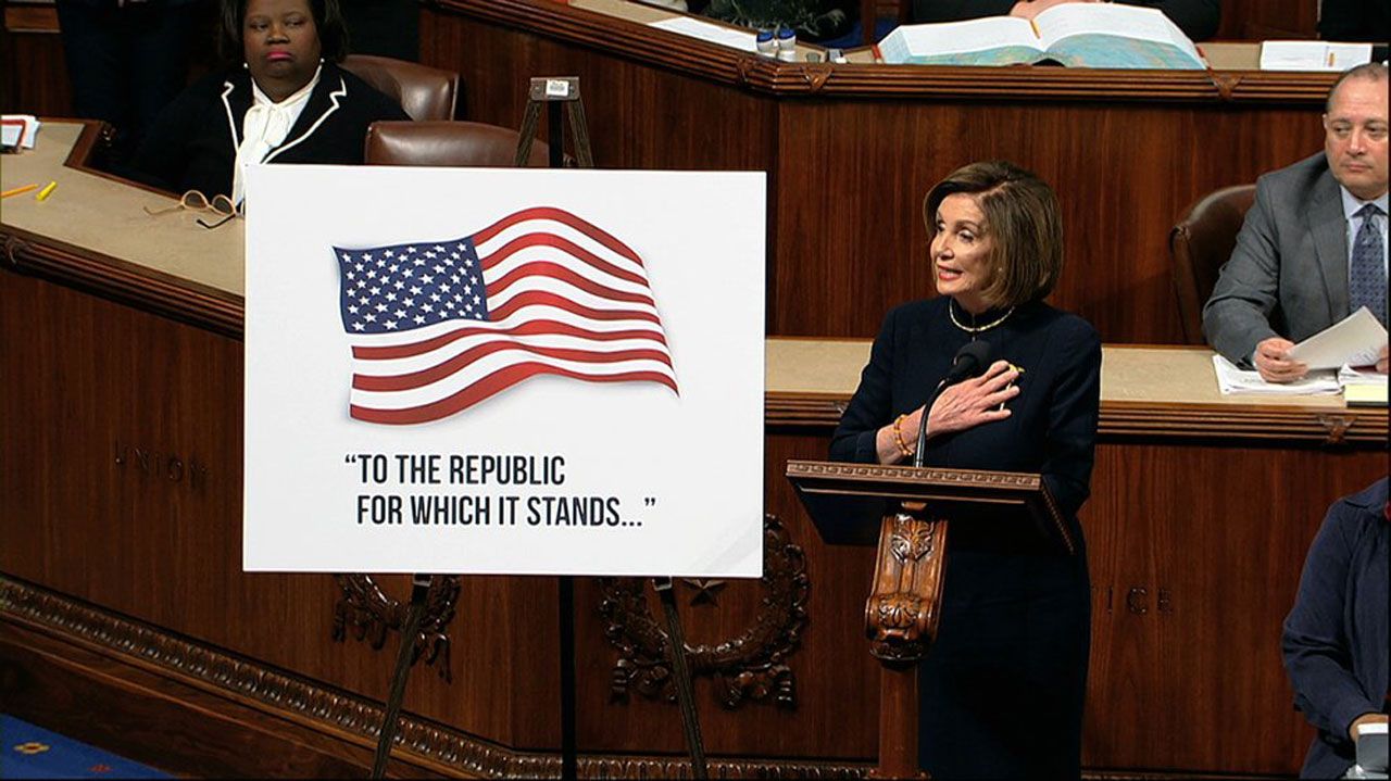 House Speaker Nancy Pelosi opens impeachment debate Wednesday. (Associated Press) 