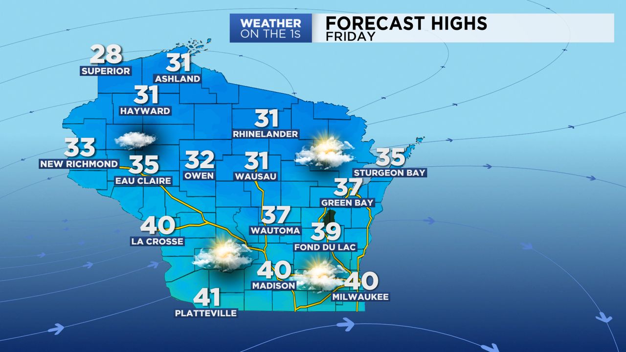 Wisconsin Thursday Night Forecast