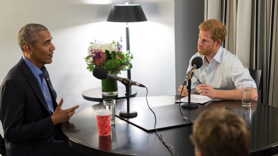 Prince Harry and former President Barack Obama speak for upcoming BBC radio program. Courtesy/BBC Radio 4, Twitter
