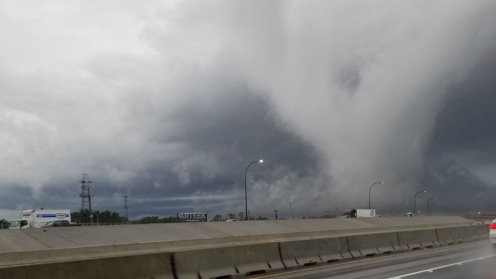 Strong storms pushed across Central Florida. (Spectrum News)