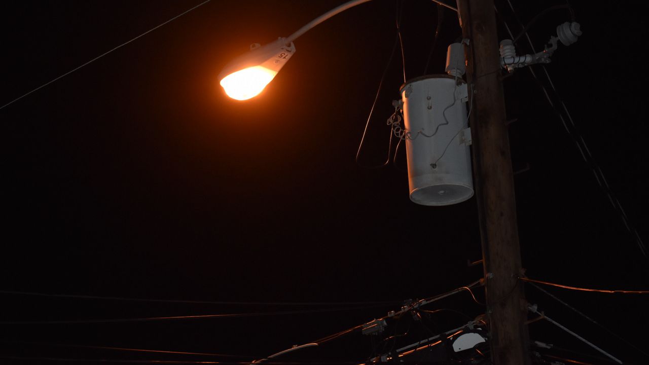 Street lights are a key part of the CPTED strategy. (Spectrum News 1/Adam K. Raymond)