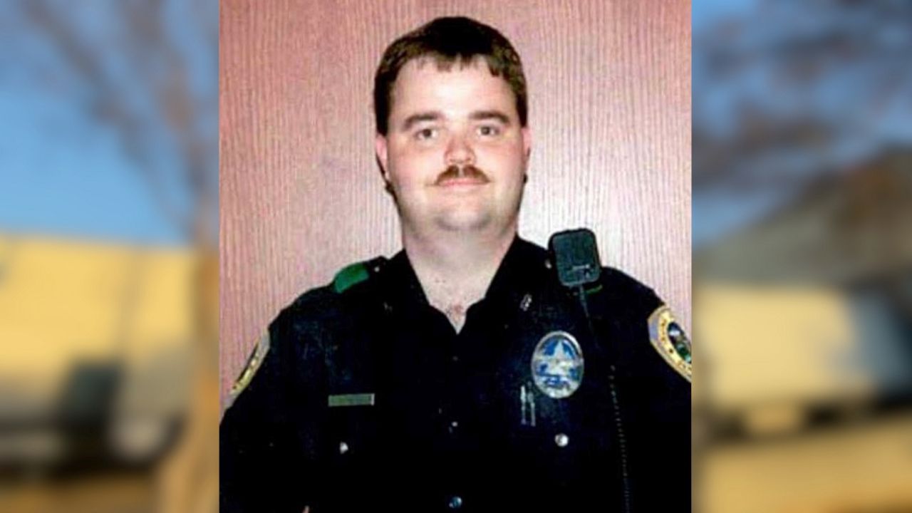 Picture of Officer Aubrey Hawkins, who died at age 29. (Spectrum News 1/Lupe Zapata)