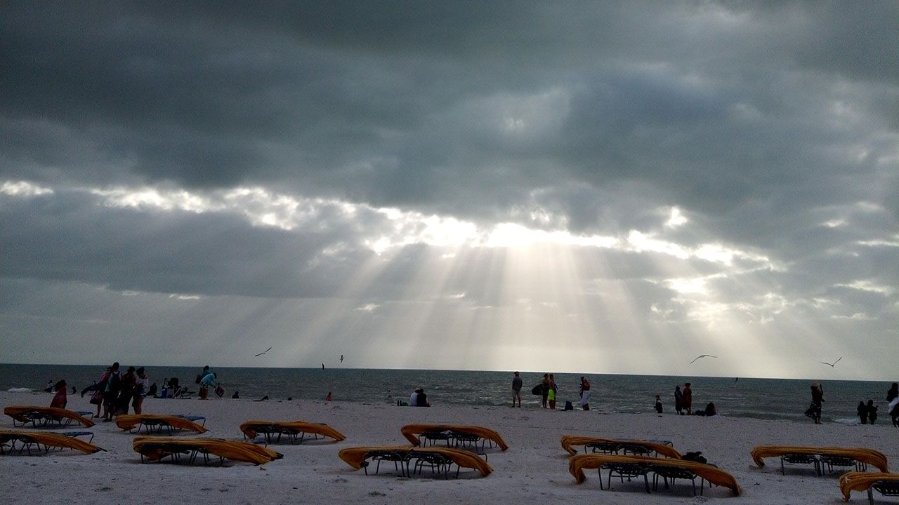 Submitted via the Spectrum Bay News 9 app: A view of St. Pete Beach on Christmas Day. (Photo courtesy of: Alison Martinez, viewer)