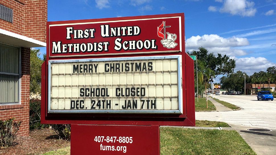 First United Methodist School in Kissimmee. (Stephanie Bechara/Spectrum News 13)